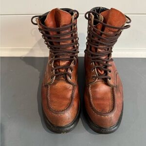 Vintage 90’s Red Wing Shoes Men's Rust Leather Boots 9.5E 26138